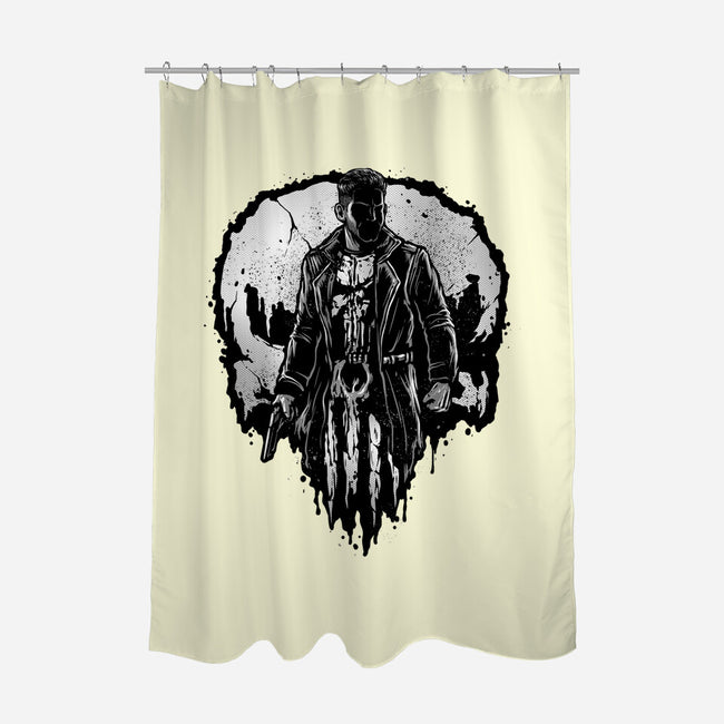 He Who Punishes-None-Polyester-Shower Curtain-glitchygorilla