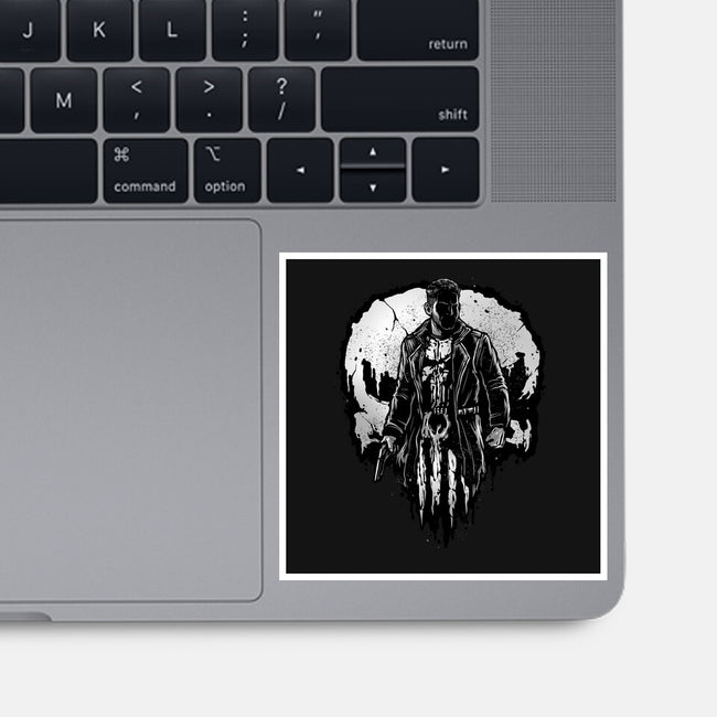 He Who Punishes-None-Glossy-Sticker-glitchygorilla