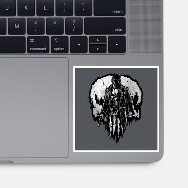 He Who Punishes-None-Glossy-Sticker-glitchygorilla