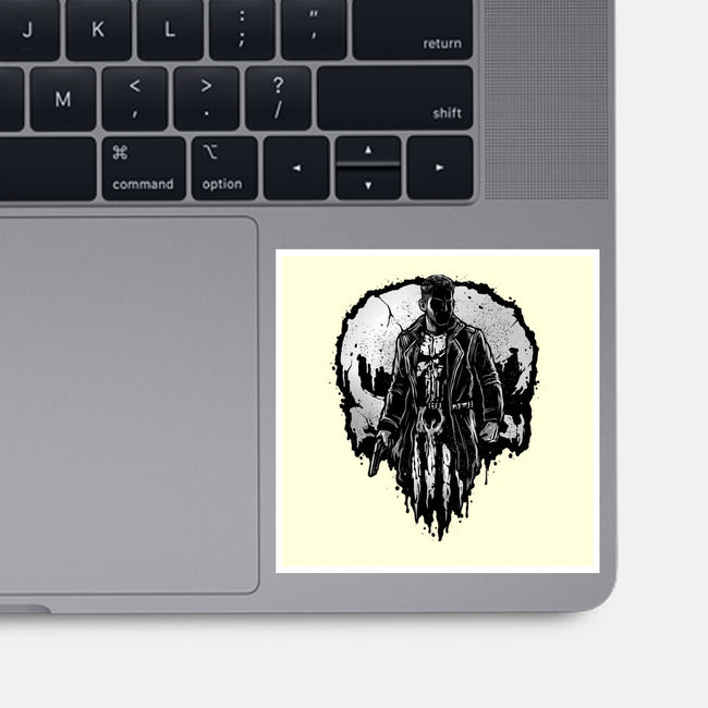 He Who Punishes-None-Glossy-Sticker-glitchygorilla