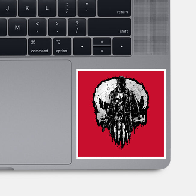 He Who Punishes-None-Glossy-Sticker-glitchygorilla
