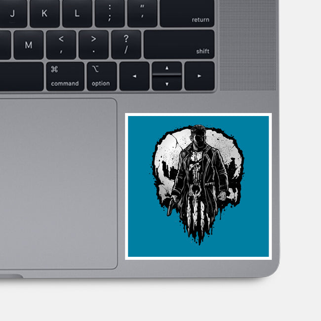 He Who Punishes-None-Glossy-Sticker-glitchygorilla