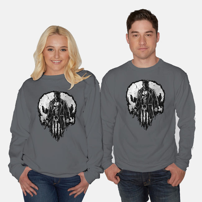 He Who Punishes-Unisex-Crew Neck-Sweatshirt-glitchygorilla