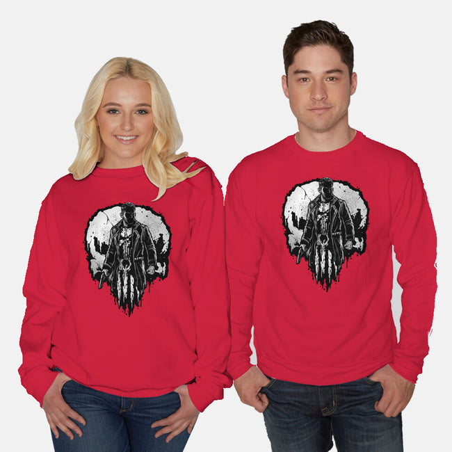 He Who Punishes-Unisex-Crew Neck-Sweatshirt-glitchygorilla