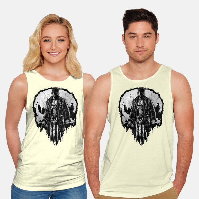 He Who Punishes-Unisex-Basic-Tank-glitchygorilla