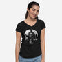 He Who Punishes-Womens-V-Neck-Tee-glitchygorilla