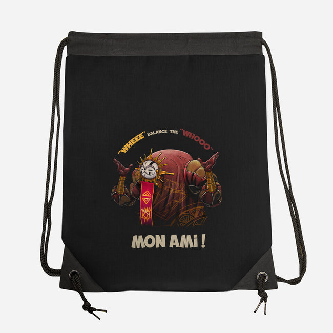 Balance The Whooo-None-Drawstring-Bag-meca artwork