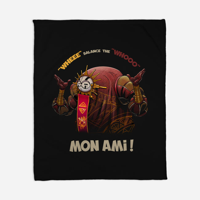 Balance The Whooo-None-Fleece-Blanket-meca artwork