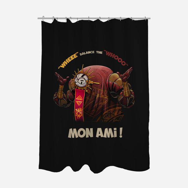 Balance The Whooo-None-Polyester-Shower Curtain-meca artwork