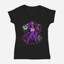 Fight Club-Womens-V-Neck-Tee-Diego Gurgell