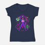 Fight Club-Womens-V-Neck-Tee-Diego Gurgell