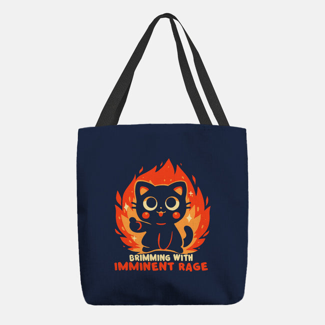Brimming With Imminent Rage-None-Basic Tote-Bag-TechraNova