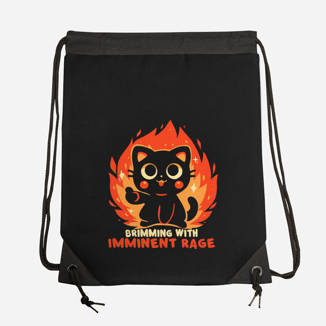Brimming With Imminent Rage-None-Drawstring-Bag-TechraNova