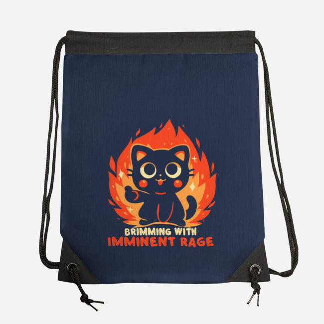 Brimming With Imminent Rage-None-Drawstring-Bag-TechraNova