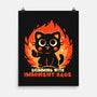 Brimming With Imminent Rage-None-Matte-Poster-TechraNova