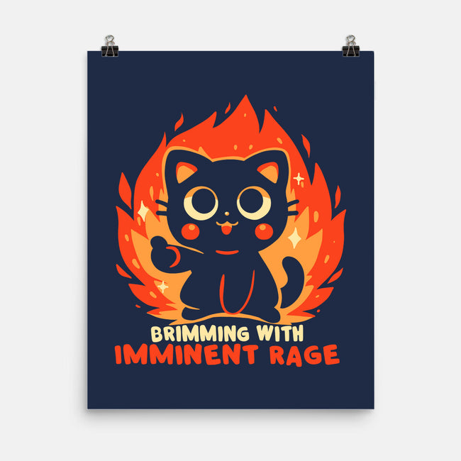 Brimming With Imminent Rage-None-Matte-Poster-TechraNova