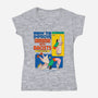 How To Improve Conversations-Womens-V-Neck-Tee-Hafaell