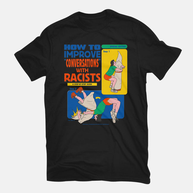 How To Improve Conversations-Womens-Basic-Tee-Hafaell