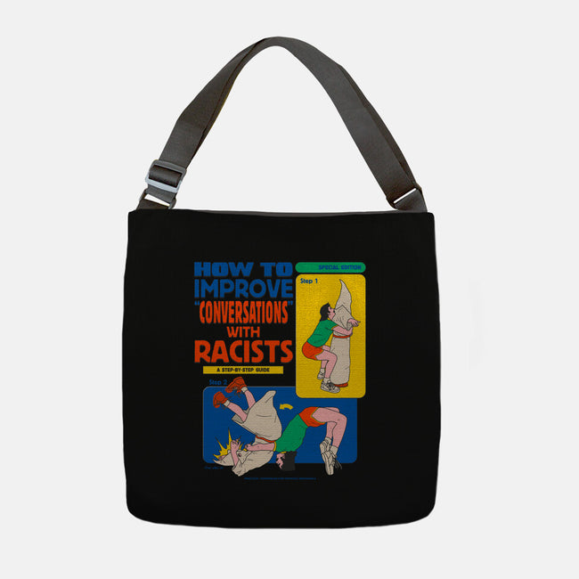 How To Improve Conversations-None-Adjustable Tote-Bag-Hafaell
