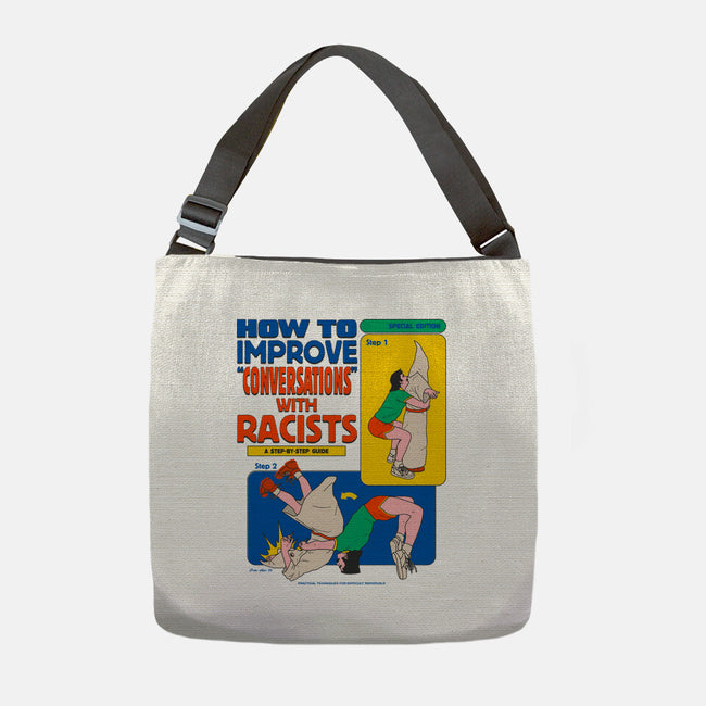 How To Improve Conversations-None-Adjustable Tote-Bag-Hafaell