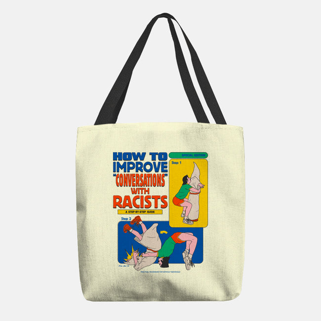 How To Improve Conversations-None-Basic Tote-Bag-Hafaell