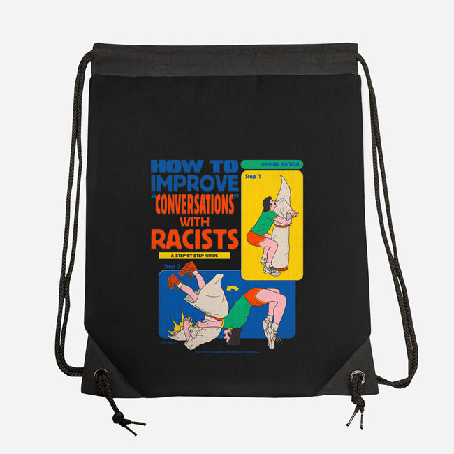 How To Improve Conversations-None-Drawstring-Bag-Hafaell