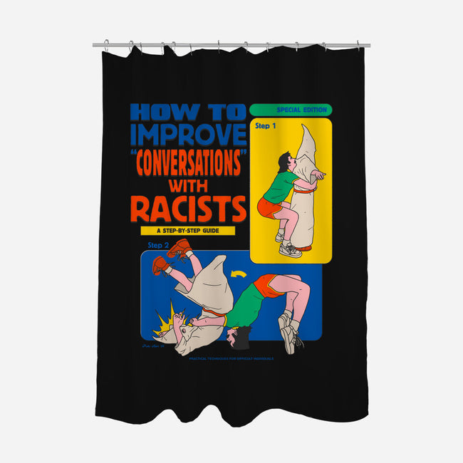 How To Improve Conversations-None-Polyester-Shower Curtain-Hafaell