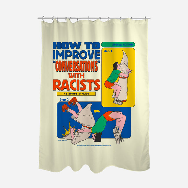 How To Improve Conversations-None-Polyester-Shower Curtain-Hafaell
