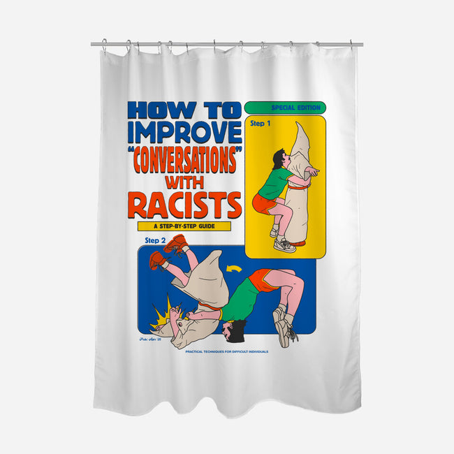 How To Improve Conversations-None-Polyester-Shower Curtain-Hafaell