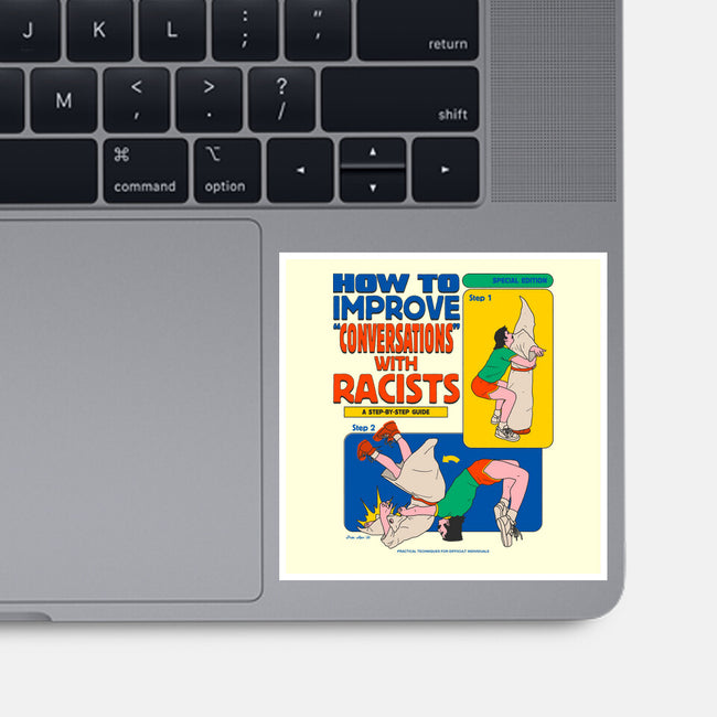 How To Improve Conversations-None-Glossy-Sticker-Hafaell