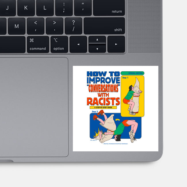 How To Improve Conversations-None-Glossy-Sticker-Hafaell