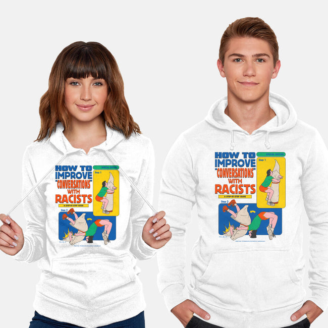 How To Improve Conversations-Unisex-Pullover-Sweatshirt-Hafaell