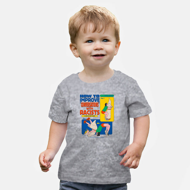 How To Improve Conversations-Baby-Basic-Tee-Hafaell