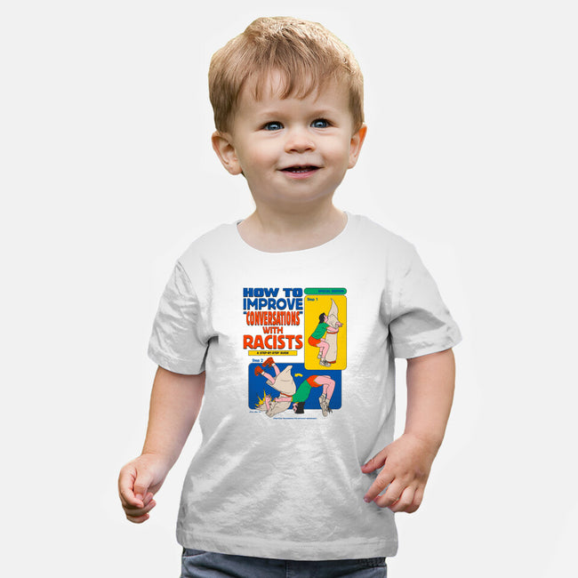 How To Improve Conversations-Baby-Basic-Tee-Hafaell