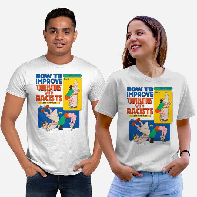 How To Improve Conversations-Unisex-Basic-Tee-Hafaell