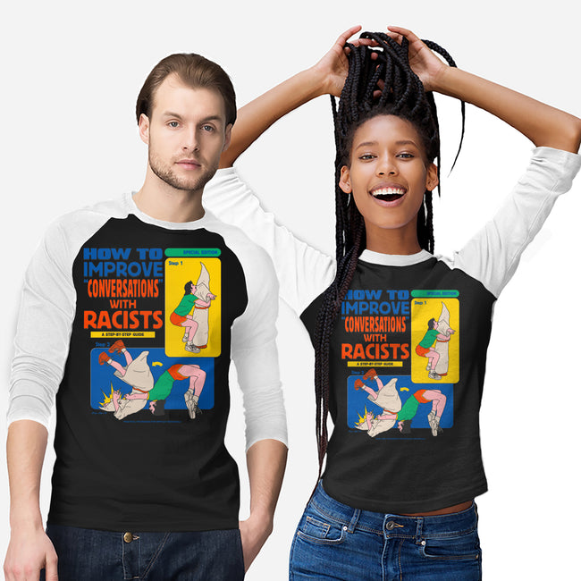 How To Improve Conversations-Unisex-Baseball-Tee-Hafaell