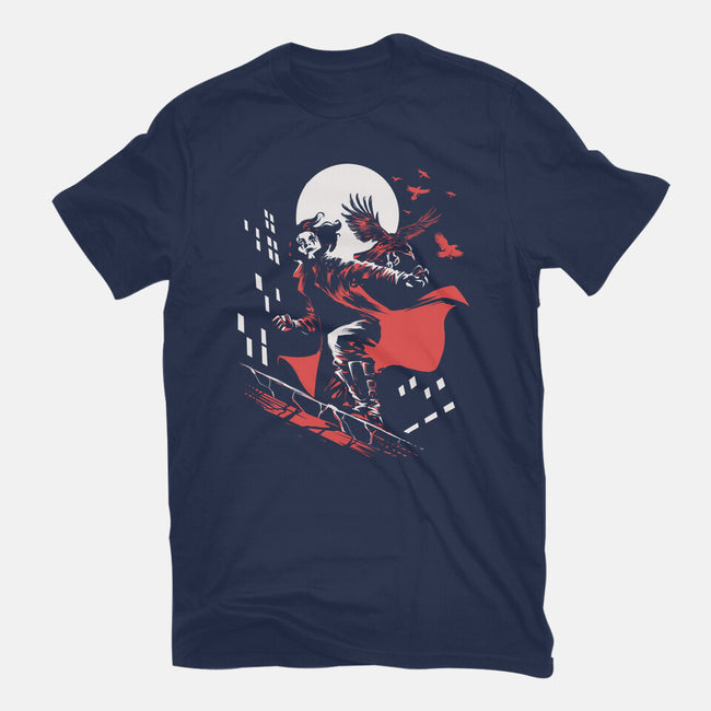 Retro Crow-Mens-Premium-Tee-zascanauta