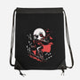 Retro Crow-None-Drawstring-Bag-zascanauta