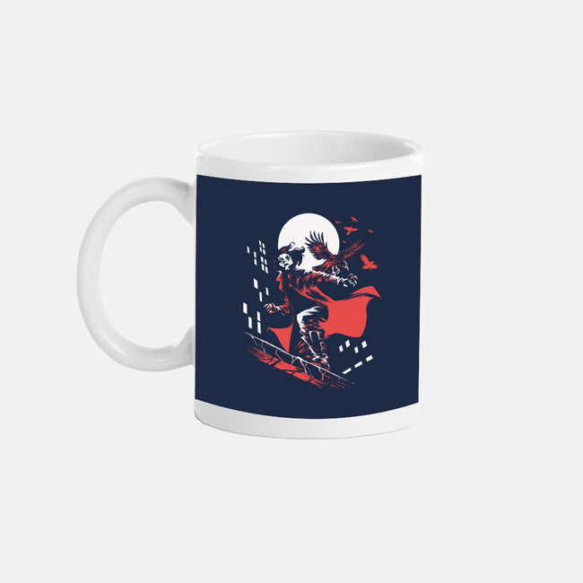 Retro Crow-None-Mug-Drinkware-zascanauta
