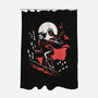 Retro Crow-None-Polyester-Shower Curtain-zascanauta