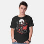 Retro Crow-Mens-Basic-Tee-zascanauta