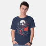 Retro Crow-Mens-Basic-Tee-zascanauta