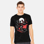 Retro Crow-Mens-Heavyweight-Tee-zascanauta