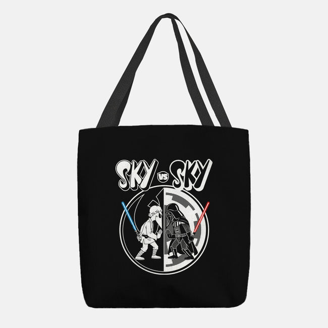 Sky Vs Sky-None-Basic Tote-Bag-CappO