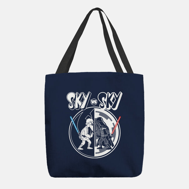 Sky Vs Sky-None-Basic Tote-Bag-CappO