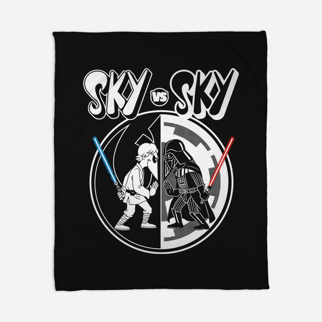 Sky Vs Sky-None-Fleece-Blanket-CappO