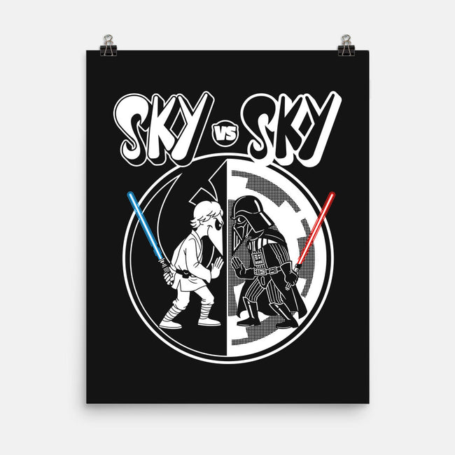 Sky Vs Sky-None-Matte-Poster-CappO