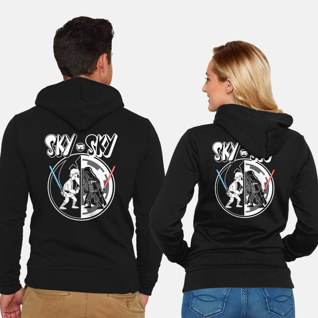 Sky Vs Sky-Unisex-Zip-Up-Sweatshirt-CappO
