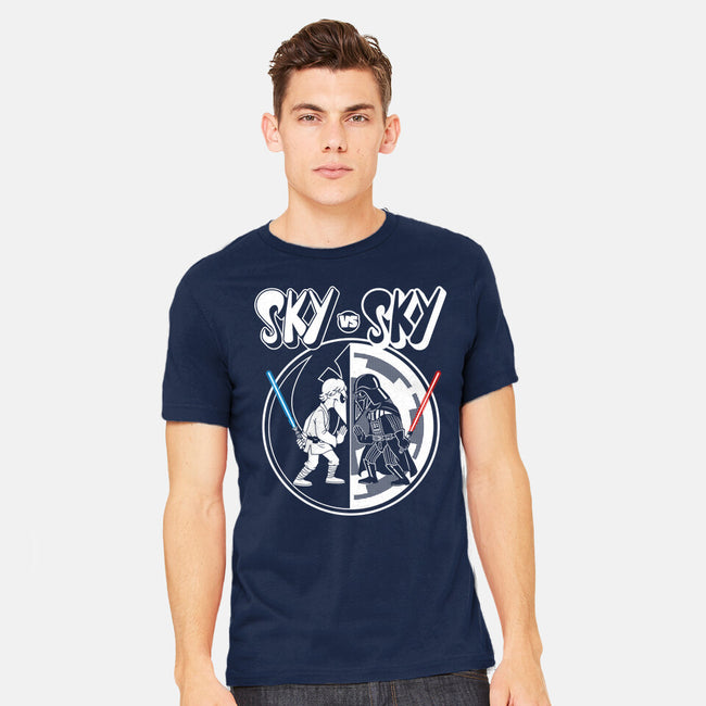 Sky Vs Sky-Mens-Heavyweight-Tee-CappO