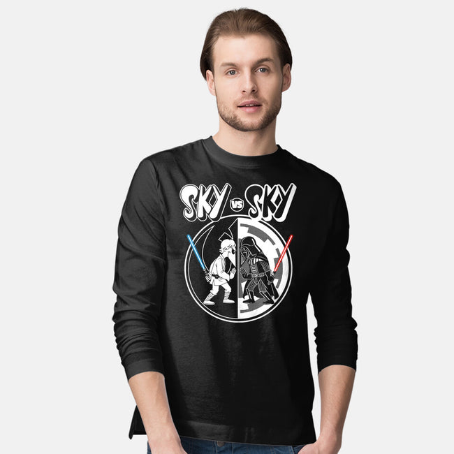 Sky Vs Sky-Mens-Long Sleeved-Tee-CappO